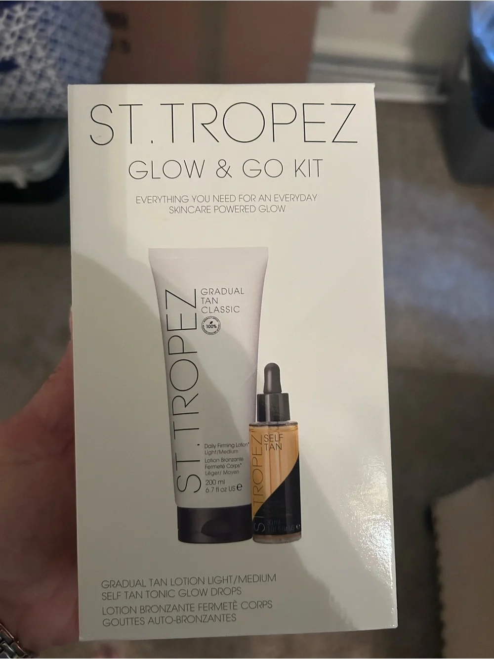 ST. TROPEZ Glow & Go Kit - White/Gold